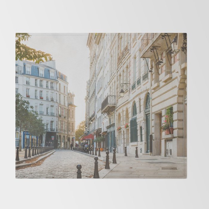 Paris at Dusk Throw Blanket Gallery Image 2