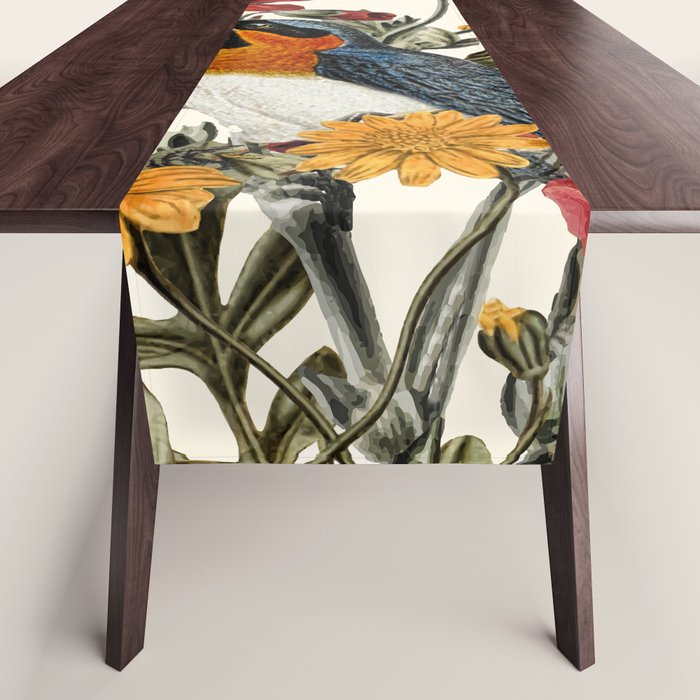 Little Bird and Flowers Table Runner Gallery Image 1