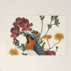 Little Bird and Flowers Welcome Mat Gallery Image 1