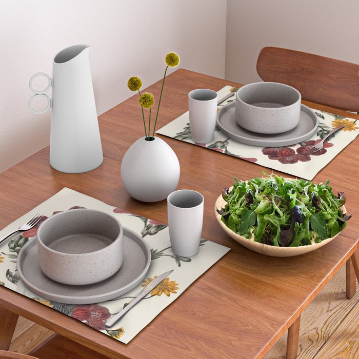 Little Bird and Flowers Placemat Gallery Image 2