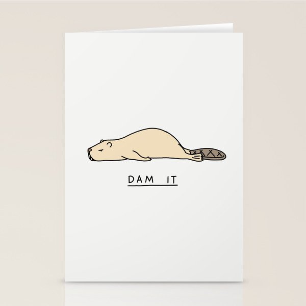 Dam it Stationery Card Gallery Image 1