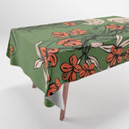 Floral Jellyfishes 2 Tablecloth Gallery Image 1