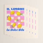 Il Limone La Dolce Vita Retro Wrapping Paper Gallery Image 3