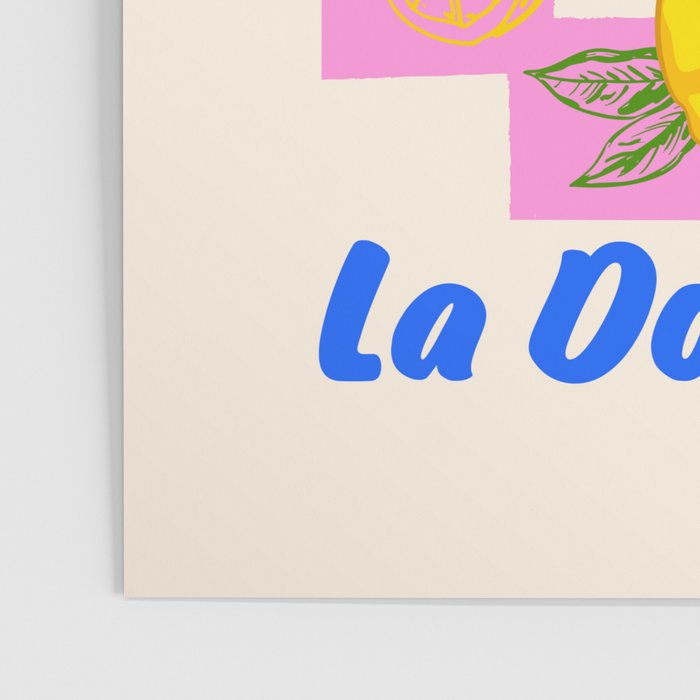 Il Limone La Dolce Vita Retro Poster Gallery Image 3