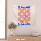 Il Limone La Dolce Vita Retro Wall Tapestry Gallery Image 2