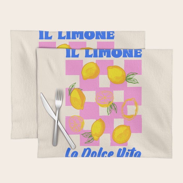 Il Limone La Dolce Vita Retro Placemat Gallery Image 1