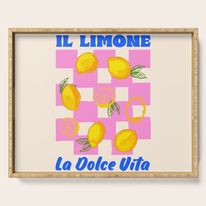 Il Limone La Dolce Vita Retro Serving Tray Gallery Image 1