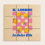 Il Limone La Dolce Vita Retro Wood Wall Art Gallery Image 1