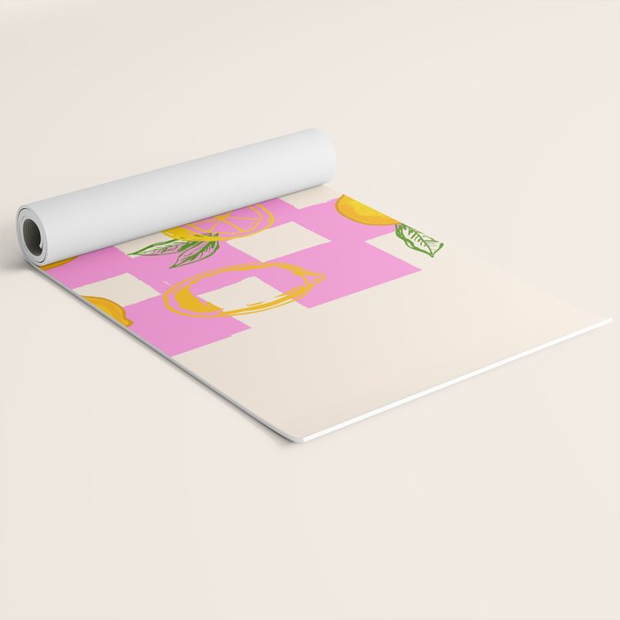 Il Limone La Dolce Vita Retro Yoga Mat Gallery Image 2