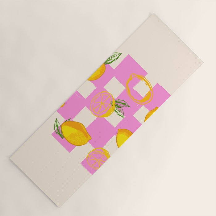 Il Limone La Dolce Vita Retro Yoga Mat Gallery Image 1