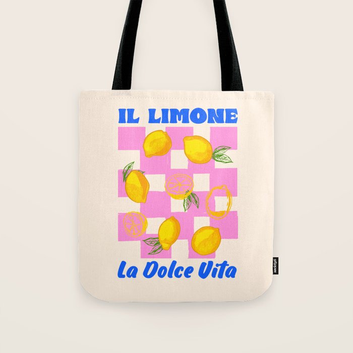 Il Limone La Dolce Vita Retro Tote Bag Gallery Image 1