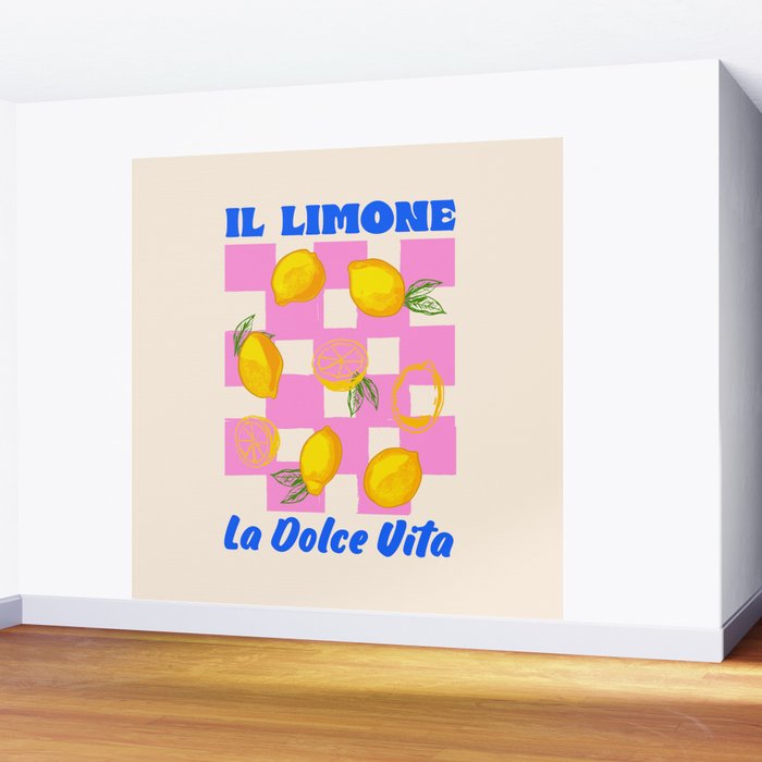 Il Limone La Dolce Vita Retro Wall Mural Gallery Image 2