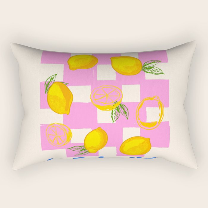 Il Limone La Dolce Vita Retro Rectangular Pillow Gallery Image 1