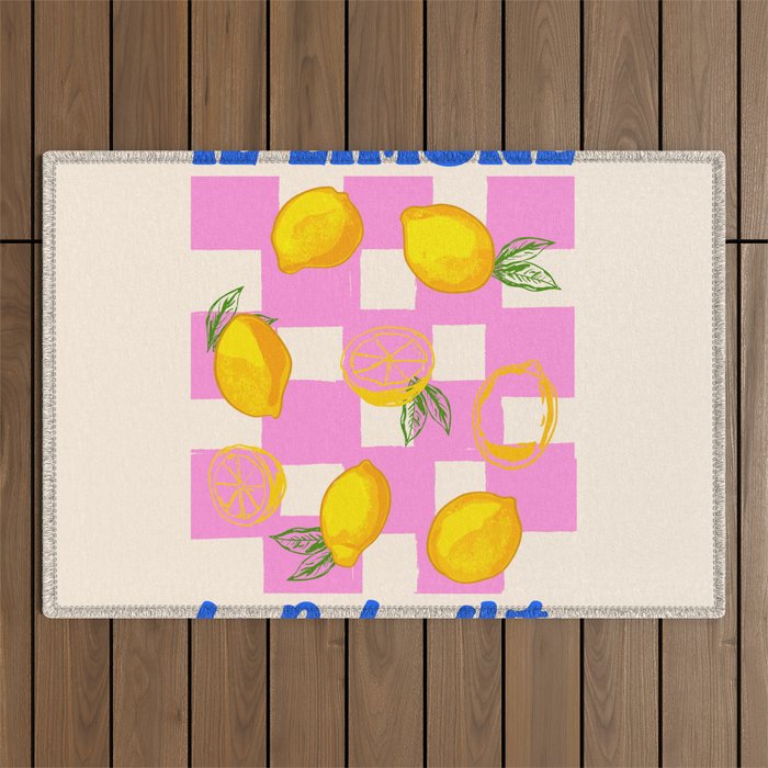 Il Limone La Dolce Vita Retro Outdoor Rug Gallery Image 1