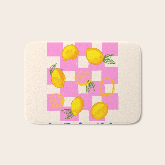 Il Limone La Dolce Vita Retro Bath Mat Gallery Image 1