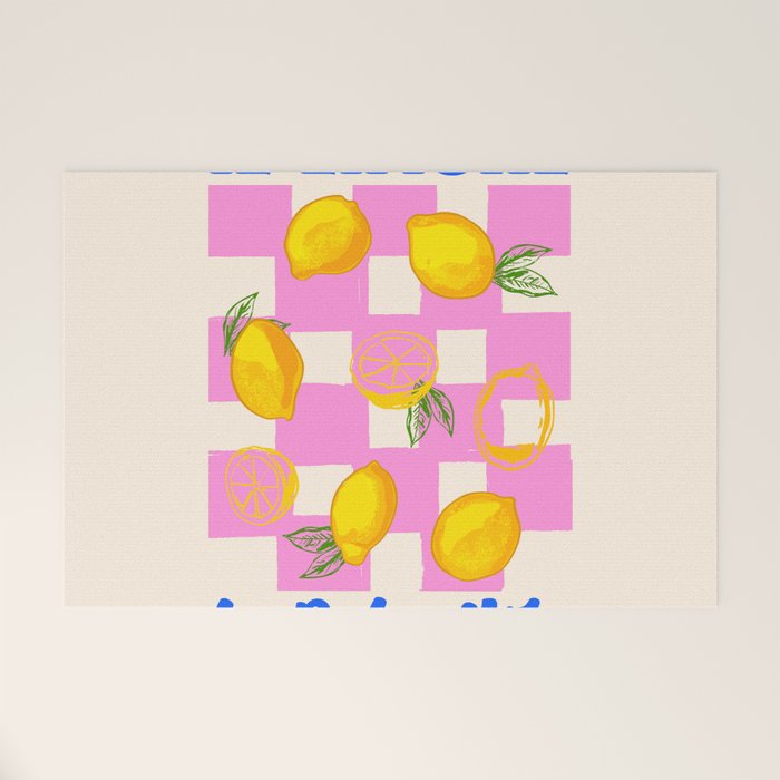 Il Limone La Dolce Vita Retro Welcome Mat Gallery Image 1