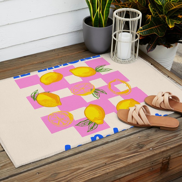 Il Limone La Dolce Vita Retro Outdoor Rug Gallery Image 2