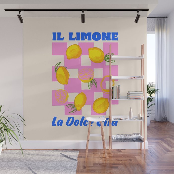 Il Limone La Dolce Vita Retro Wall Mural Gallery Image 1