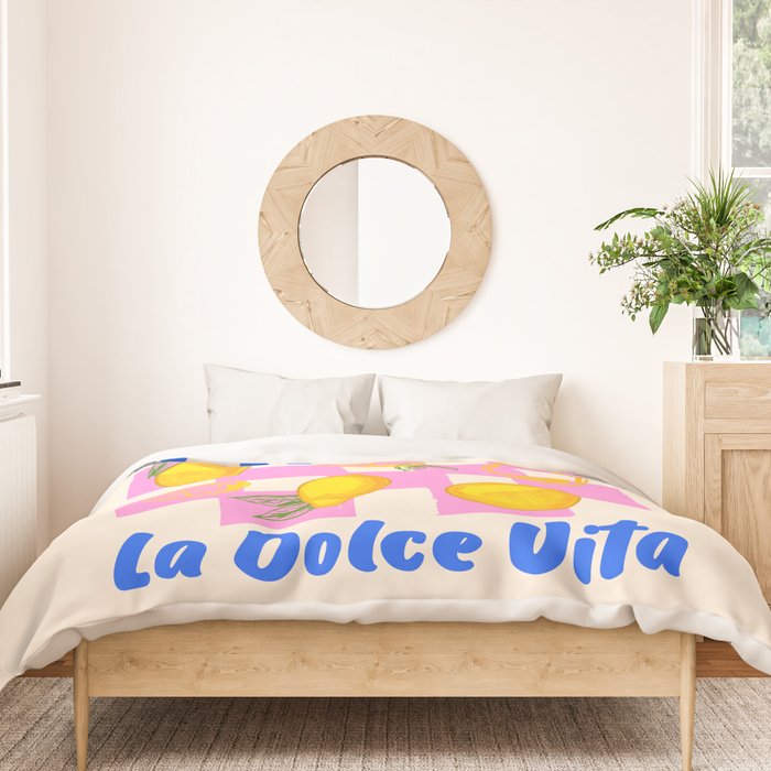 Il Limone La Dolce Vita Retro Duvet Cover Gallery Image 3