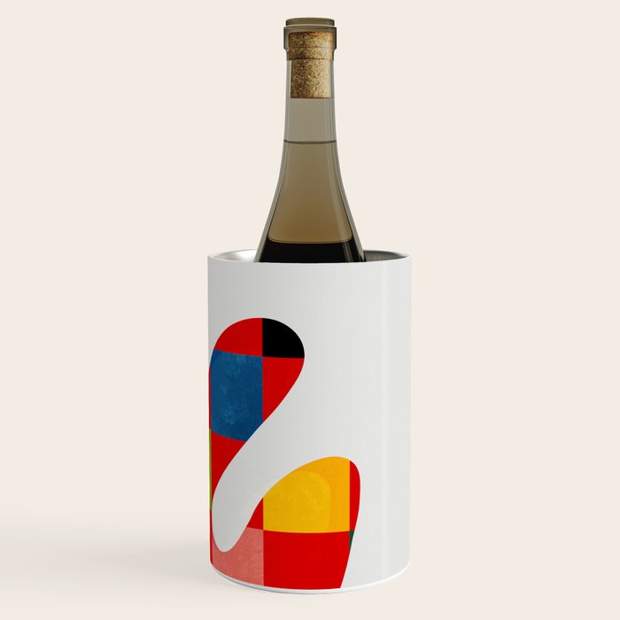 the clown - abstract minimal cut out Wine Chiller Gallery Image 3