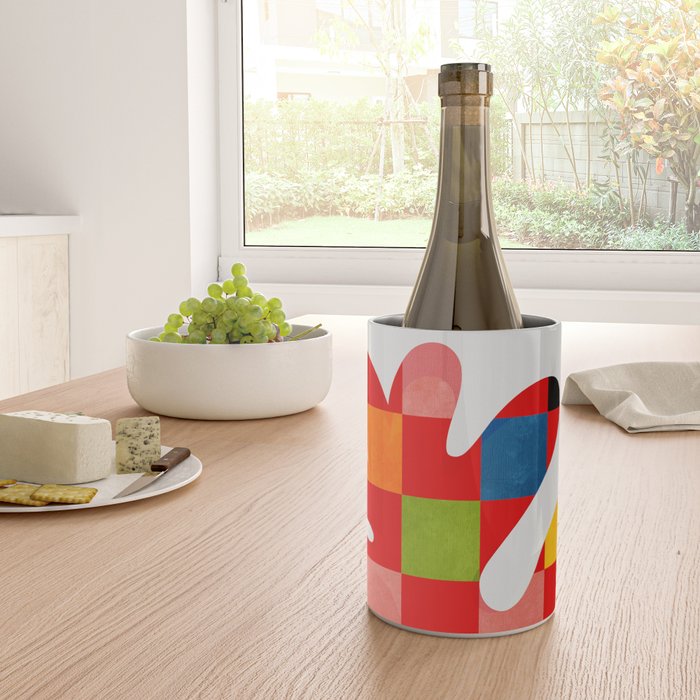 the clown - abstract minimal cut out Wine Chiller Gallery Image 4
