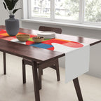 the clown - abstract minimal cut out Table Runner Gallery Image 2
