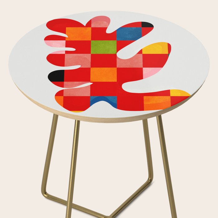 the clown - abstract minimal cut out Side Table Gallery Image 2