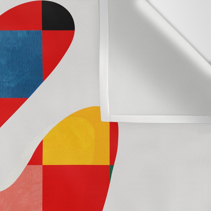the clown - abstract minimal cut out Wall Tapestry Gallery Image 3