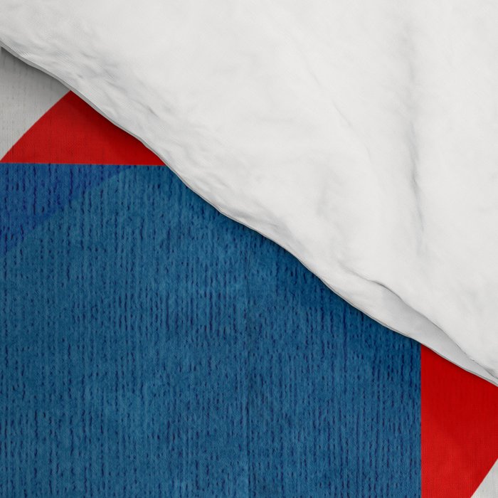 the clown - abstract minimal cut out Comforter Gallery Image 4