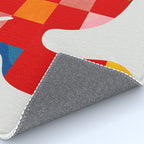 the clown - abstract minimal cut out Rug Gallery Image 4