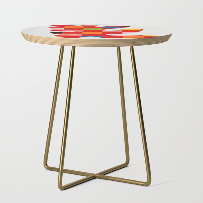 the clown - abstract minimal cut out Side Table Gallery Image 1