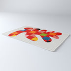 the clown - abstract minimal cut out Rug Gallery Image 3