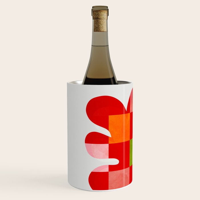 the clown - abstract minimal cut out Wine Chiller Gallery Image 2