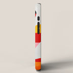 the clown - abstract minimal cut out iPhone Case Gallery Image 2