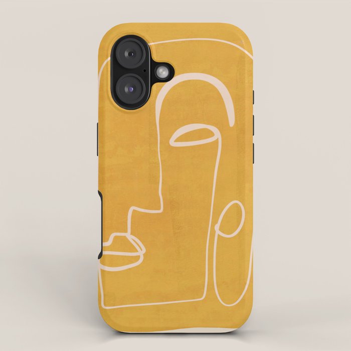 Abstract Face 33 iPhone Case Gallery Image 1