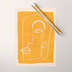Abstract Face 33 Wrapping Paper Gallery Image 1