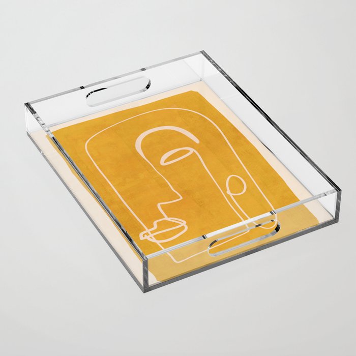 Abstract Face 33 Acrylic Tray Gallery Image 1