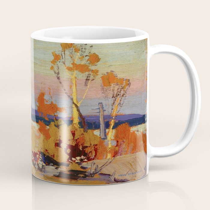 Tom Thomson Birches 1916 Canadian Landscape Artist Coffee Mug Gallery Image 1