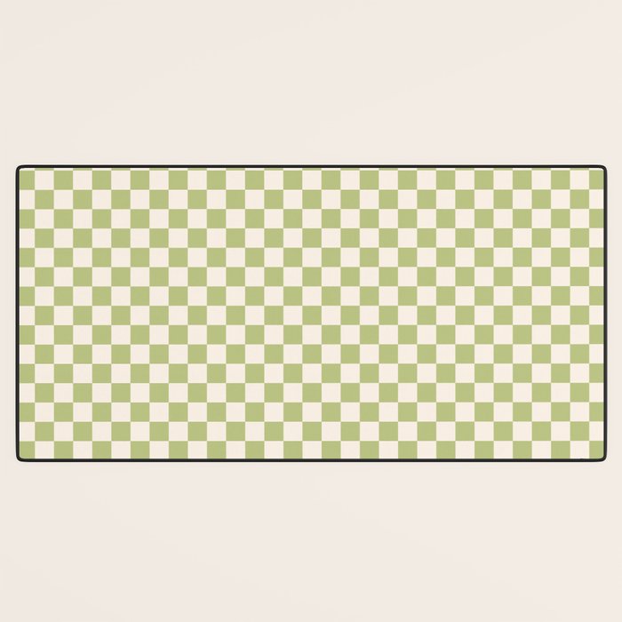 Checked - Matcha Desk Mat Gallery Image 3