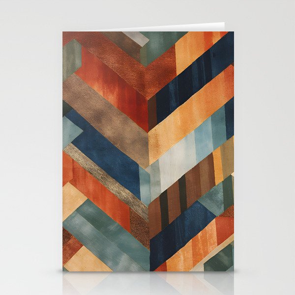 Desert Herringbone Reverie Stationery Card Gallery Image 1