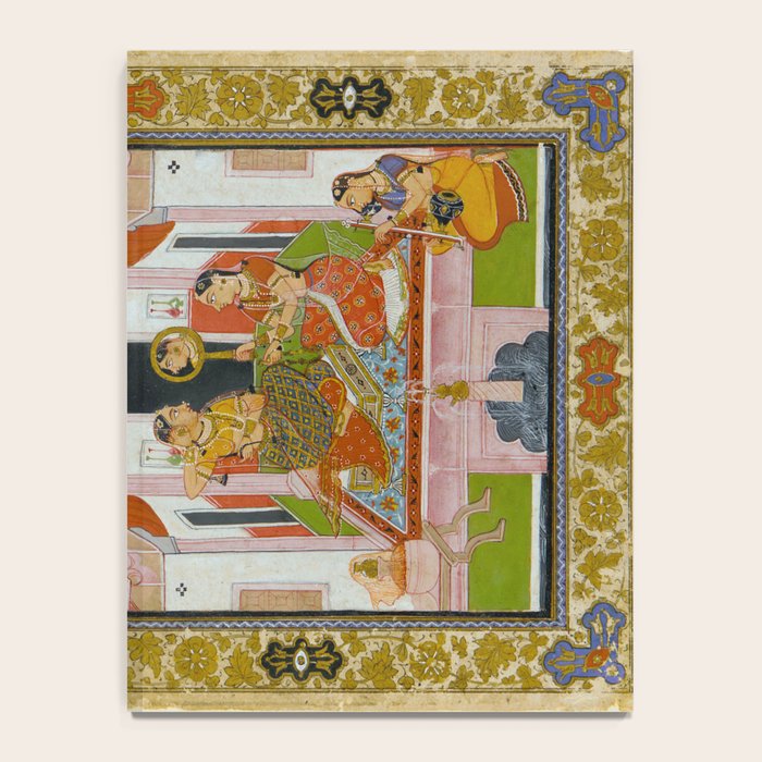 The Vilaval Ragini Antique Indian Miniature Painted Illustration Notebook Gallery Image 4