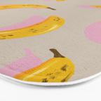 Banana Pattern - Pink Palette Bath Mat Gallery Image 3