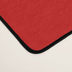 Mid Century Modern Piquet Abstract Red and White Desk Mat Gallery Image 4