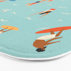 Surfing kids Bath Mat Gallery Image 3