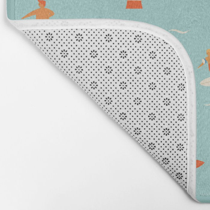 Surfing kids Bath Mat Gallery Image 2