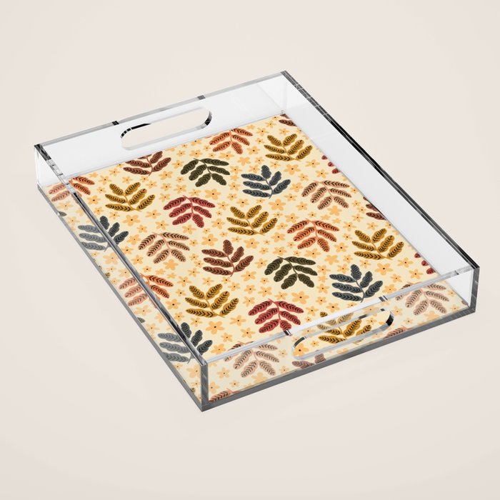 Fall Leaves - autumn Acrylic Tray Gallery Image 1
