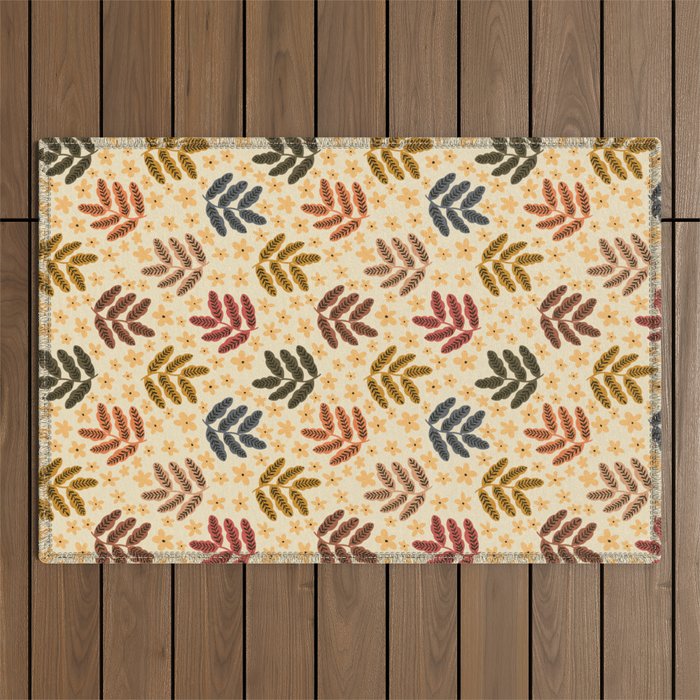 Fall Leaves - autumn Outdoor Rug Gallery Image 1