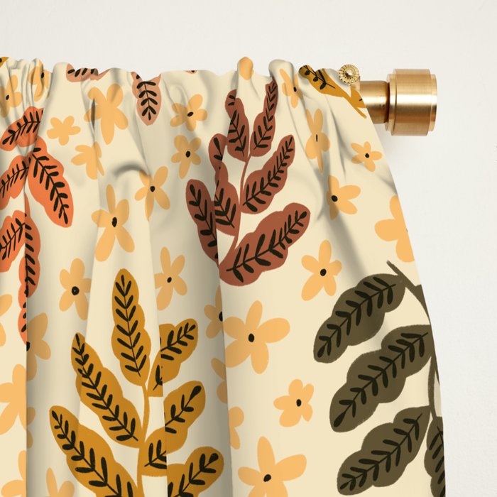 Fall Leaves - autumn Window Curtain Gallery Image 2