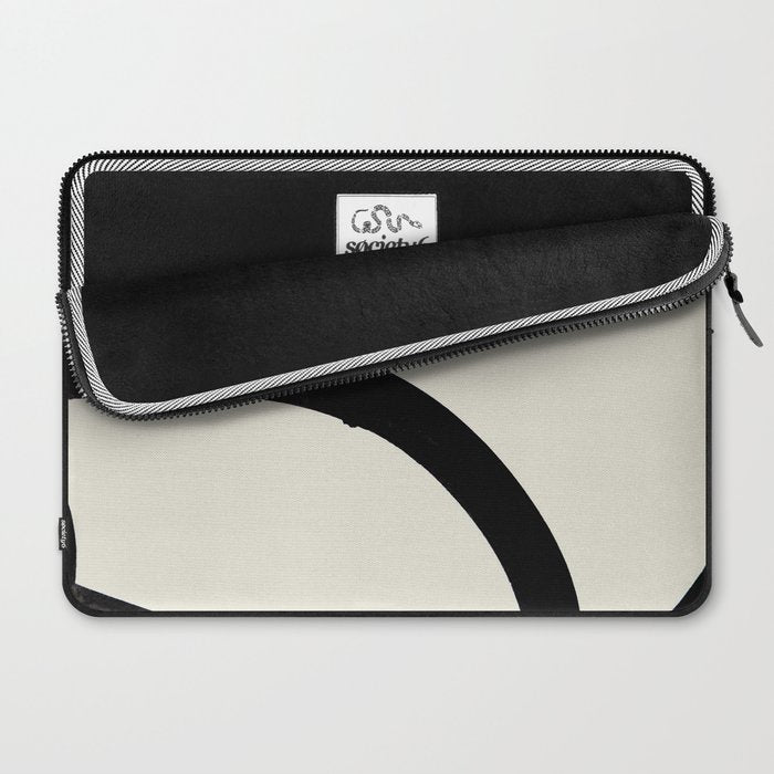 Mono Brush 1 Laptop Sleeve Gallery Image 2