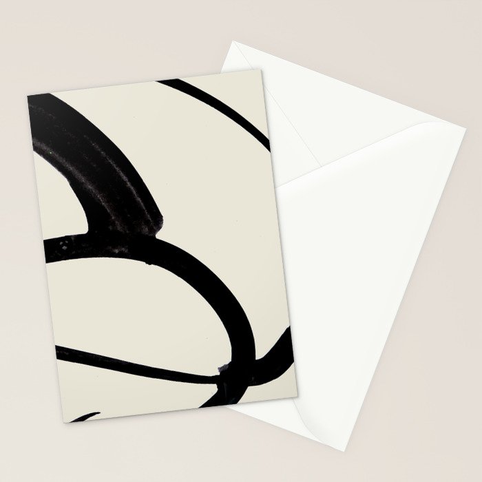 Mono Brush 1 Stationery Card Gallery Image 2